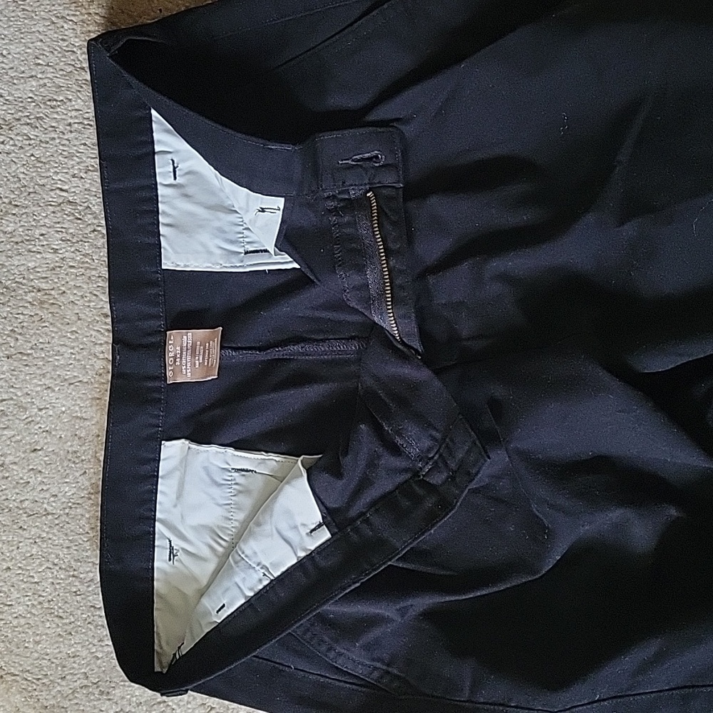 Mens Black Khakis - Picture 6 of 7